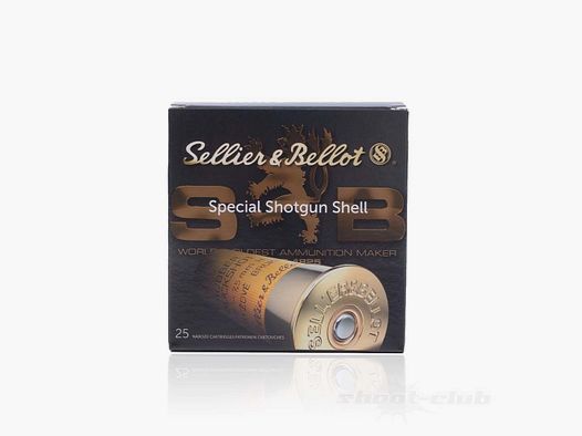 Sellier & Bellot Rubber-Schrot 7,5mm - 25 Stück