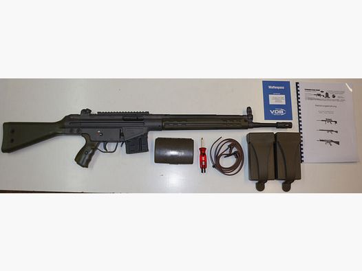 Schwaben Arms GmbH Zelfladende geweer SAR M41 SPORTMATCH MF3 G3KT Kaliber 308win. - GEMAAKT IN DUITSLAND - vergelijkbaar met HK41/G3