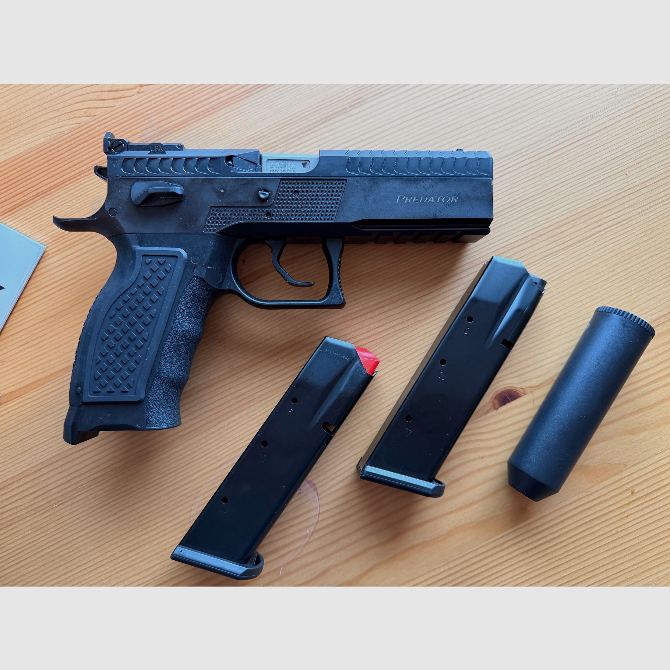 PHX Phoenix Predator SA/DA – like new firearm – 9 mm Luger