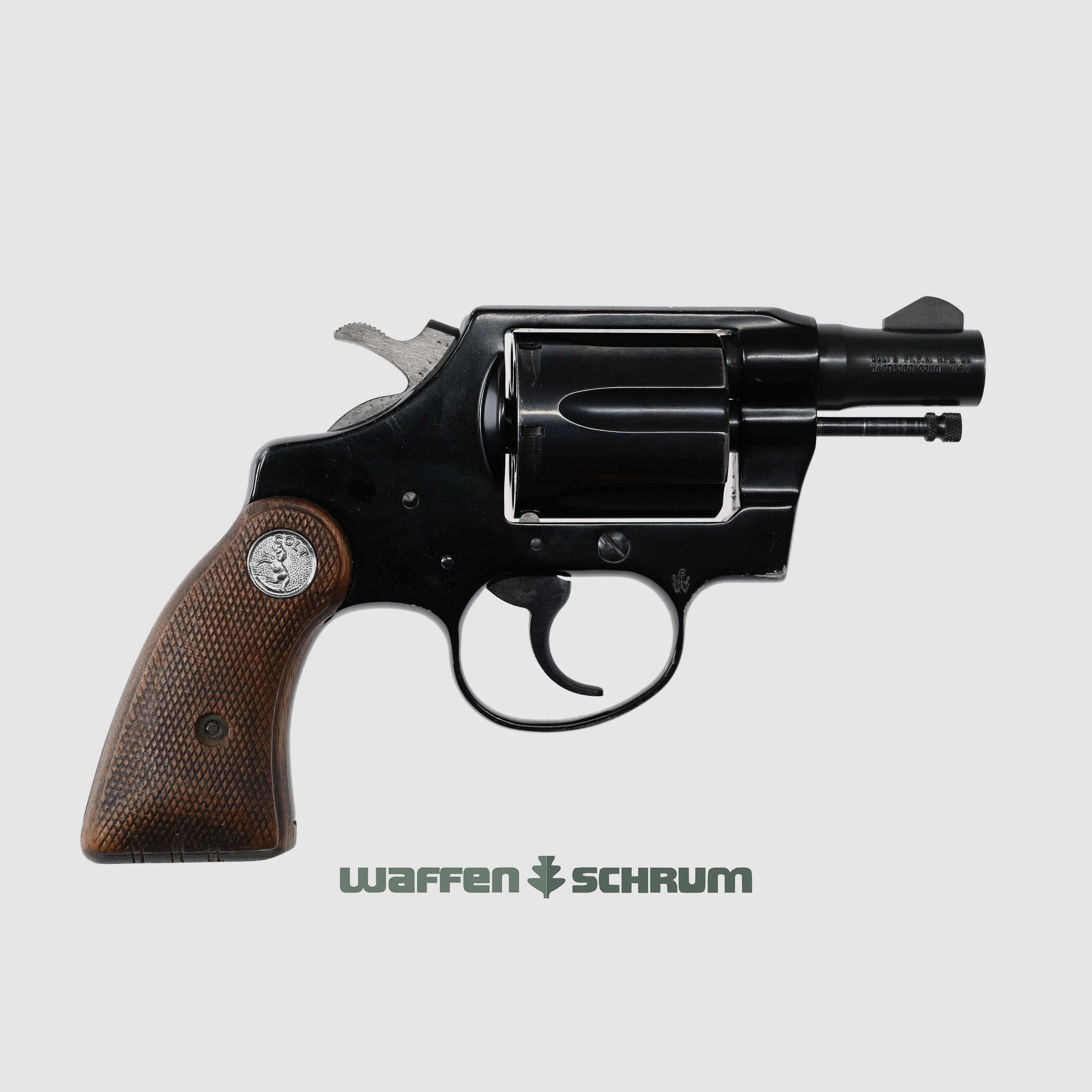 Colt Agent  , Radar Lederholster, Original-Karton .38Special