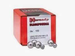 Balles poudre noire HORNADY cal.36 (.375) /100