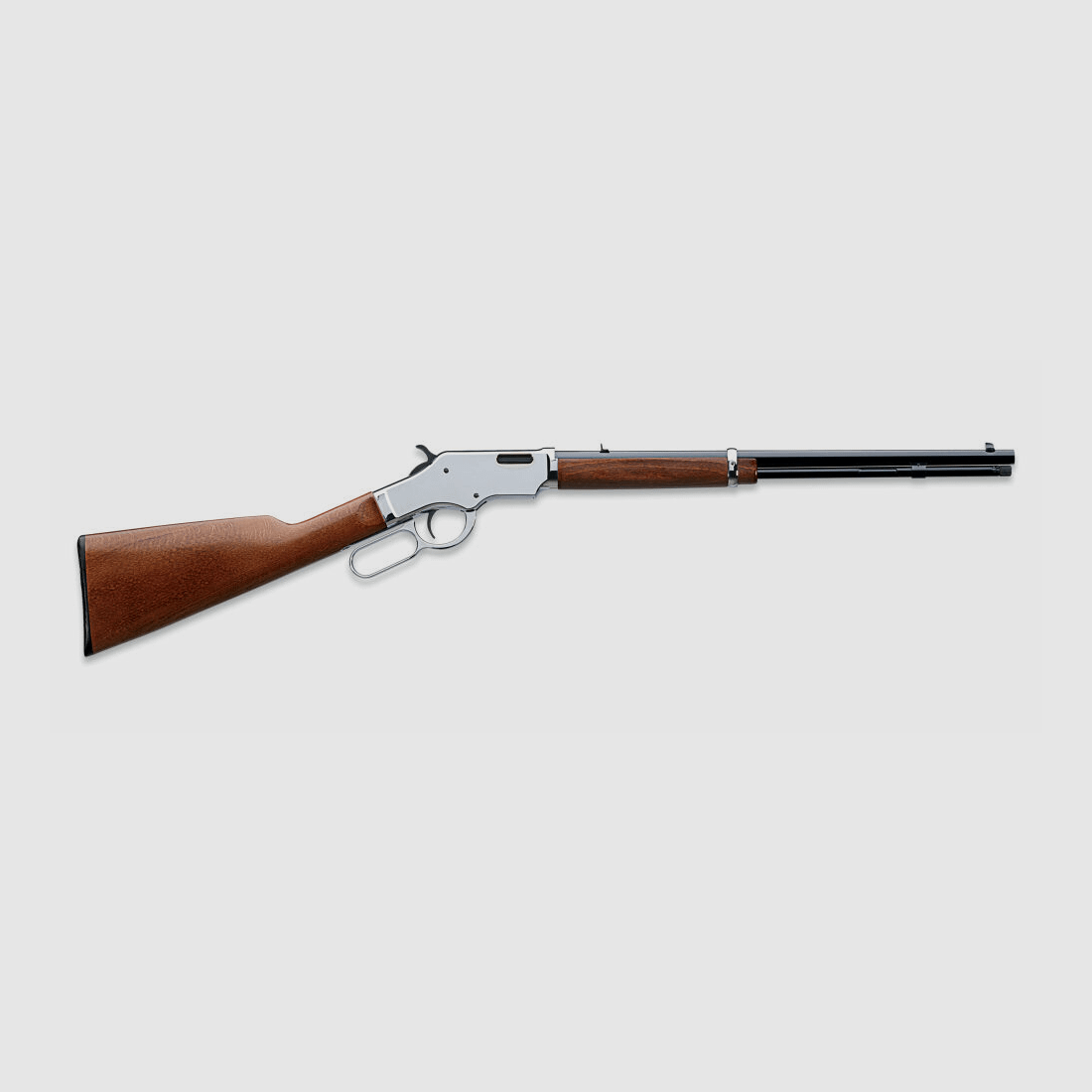 Uberti 1887 Scout Carbine Silver Boy LL 47cm, 15 Schuss inkl. Pica. Schiene Auf Lager