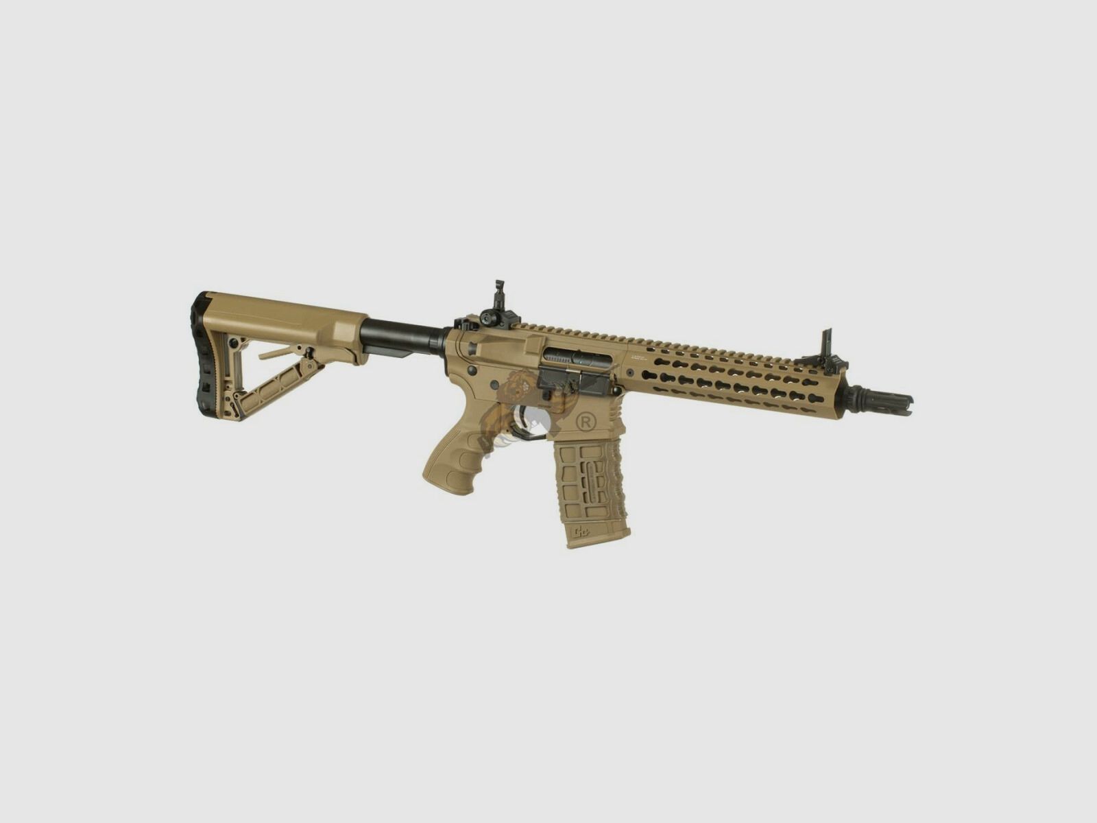 G&G CM16 SRL with ETU in Desert Airsoft S-AEG free from 18