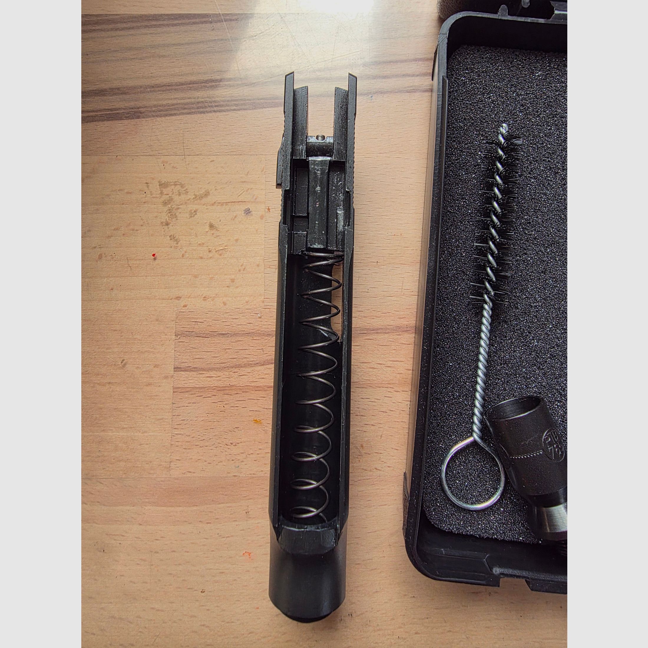 As new Walther PP caliber 9mm PAK blued PTB 765 blank firing SRS