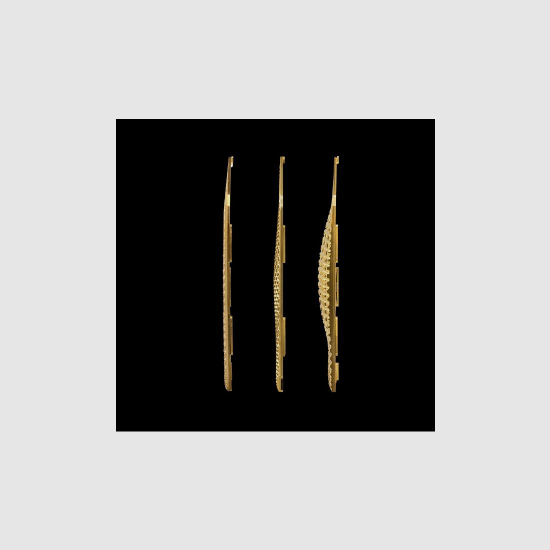 Laugo Arms Griffschalen Messing - Brass /Creator Gr. L -Snowflake, Bild 3 von 3