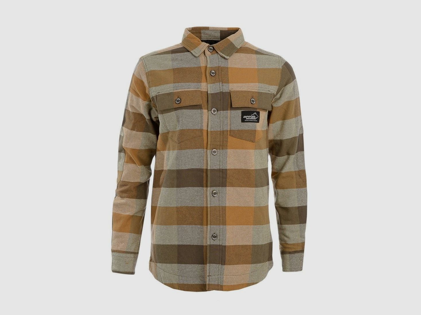 Arrak Outdoor Gefüttertes Flanellhemd Damen Forest L