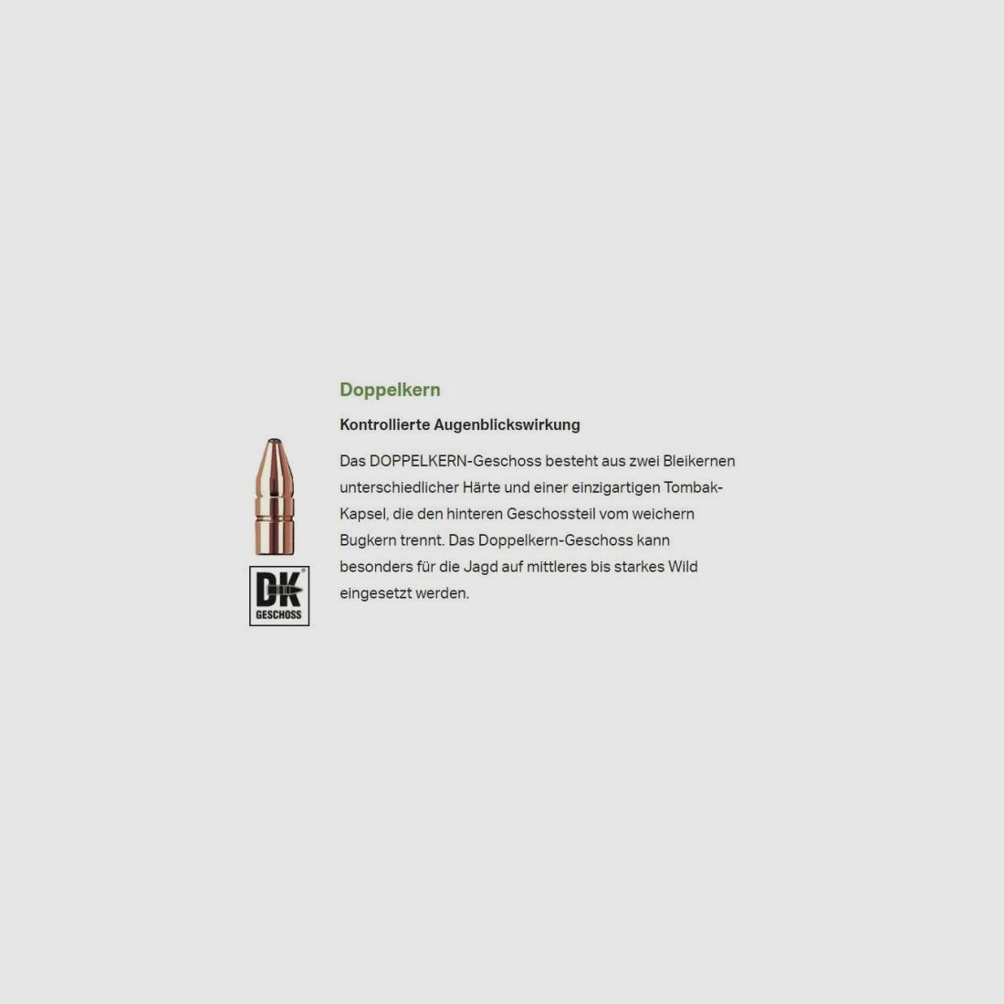 RWS Kugelpatronen 6,5x57 DK 20 Stk   9,1g/140grs