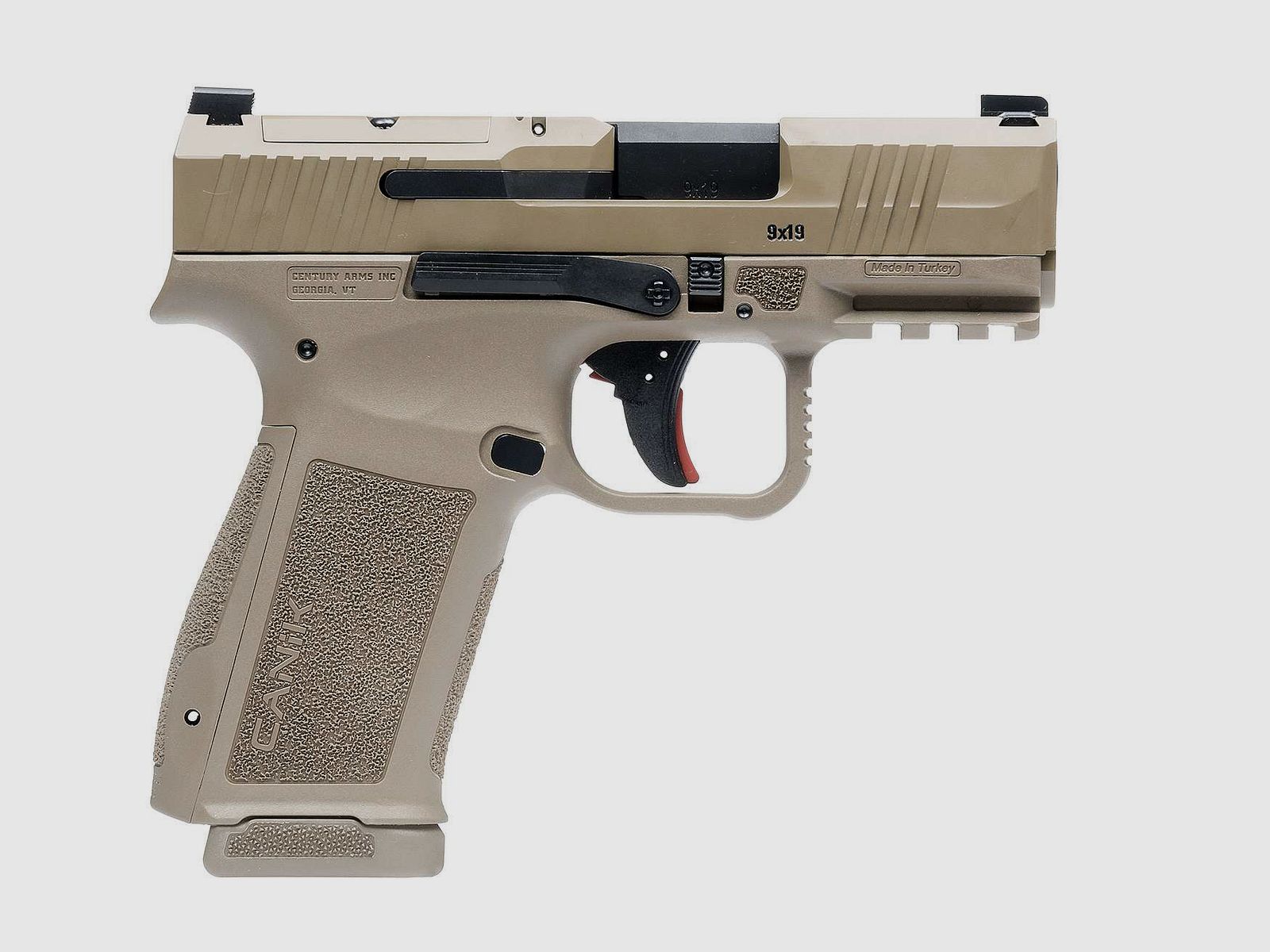 Pistolet samopowtarzalny CANIK METE MC9 L FDE, kal. 9x19mm