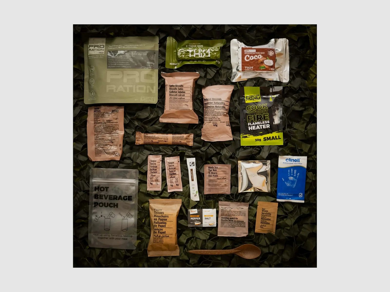 Pro-Ration Pro-Ration Ración de medio día Ración táctica definitiva Menú de medio día 3