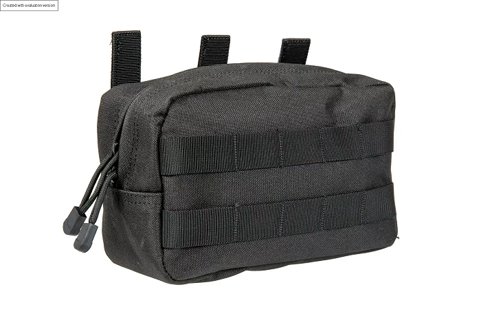 Medium horizontal cargo pouch – black, image 19 of 20