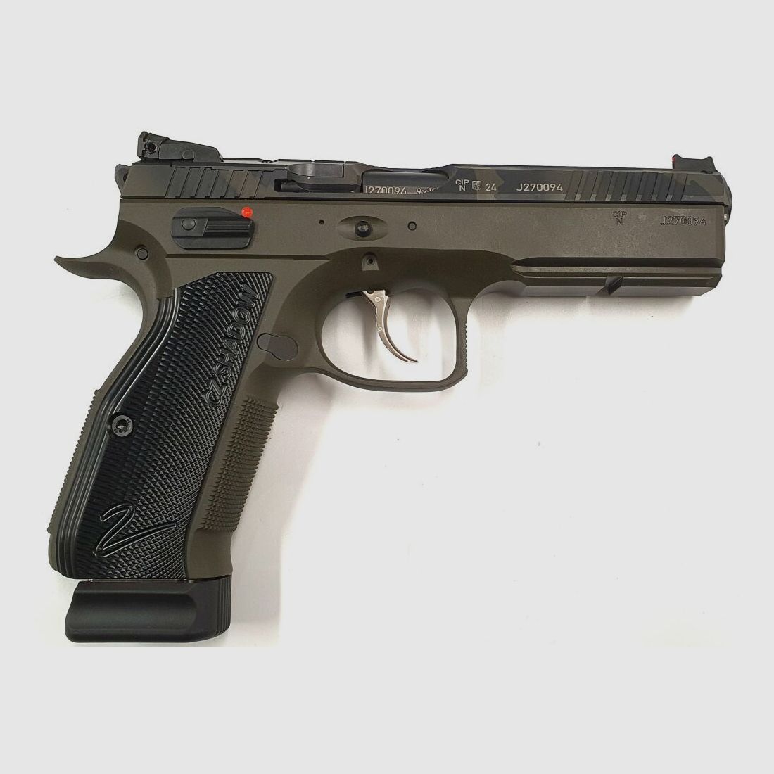 CZ 75 SP - 01, Shadow II OR, Camo Olive Double Action DA/SA trigger