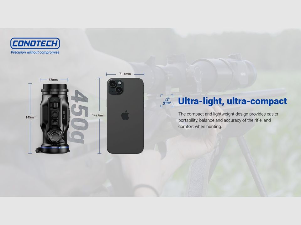 Conotech Avata 650 monocular térmico / acoplable, imagen 9 de 11