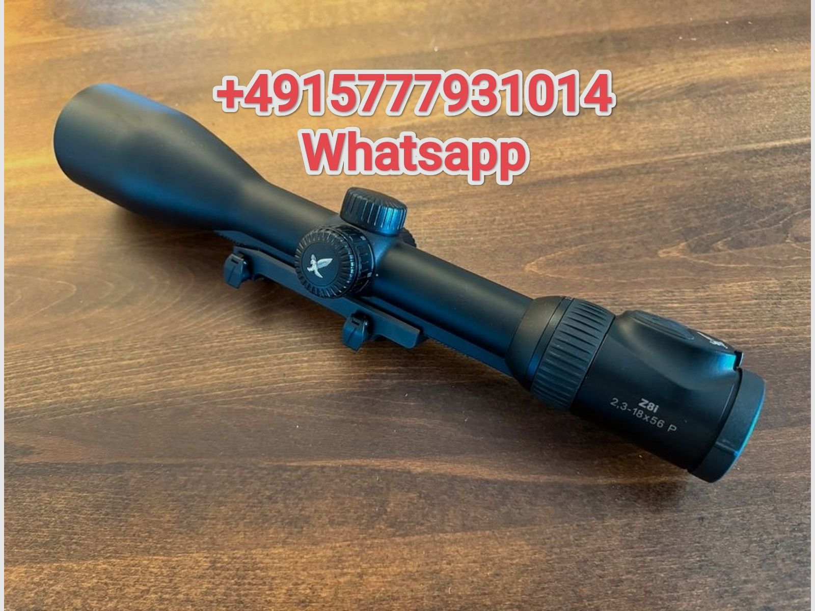 Swarovski Z8i 2.3-18x56 P riflescope with mount