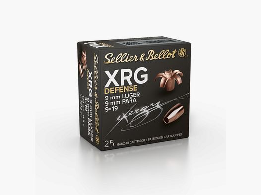 Sellier & Bellot 2012964 9mm LUGER 9 mm PARA 9x19 XRG-D V312452 100 GRS