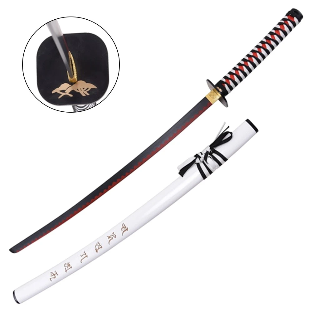Katana HATTORI HANZO z czernionym ostrzem - dekoracyjny miecz samurajski