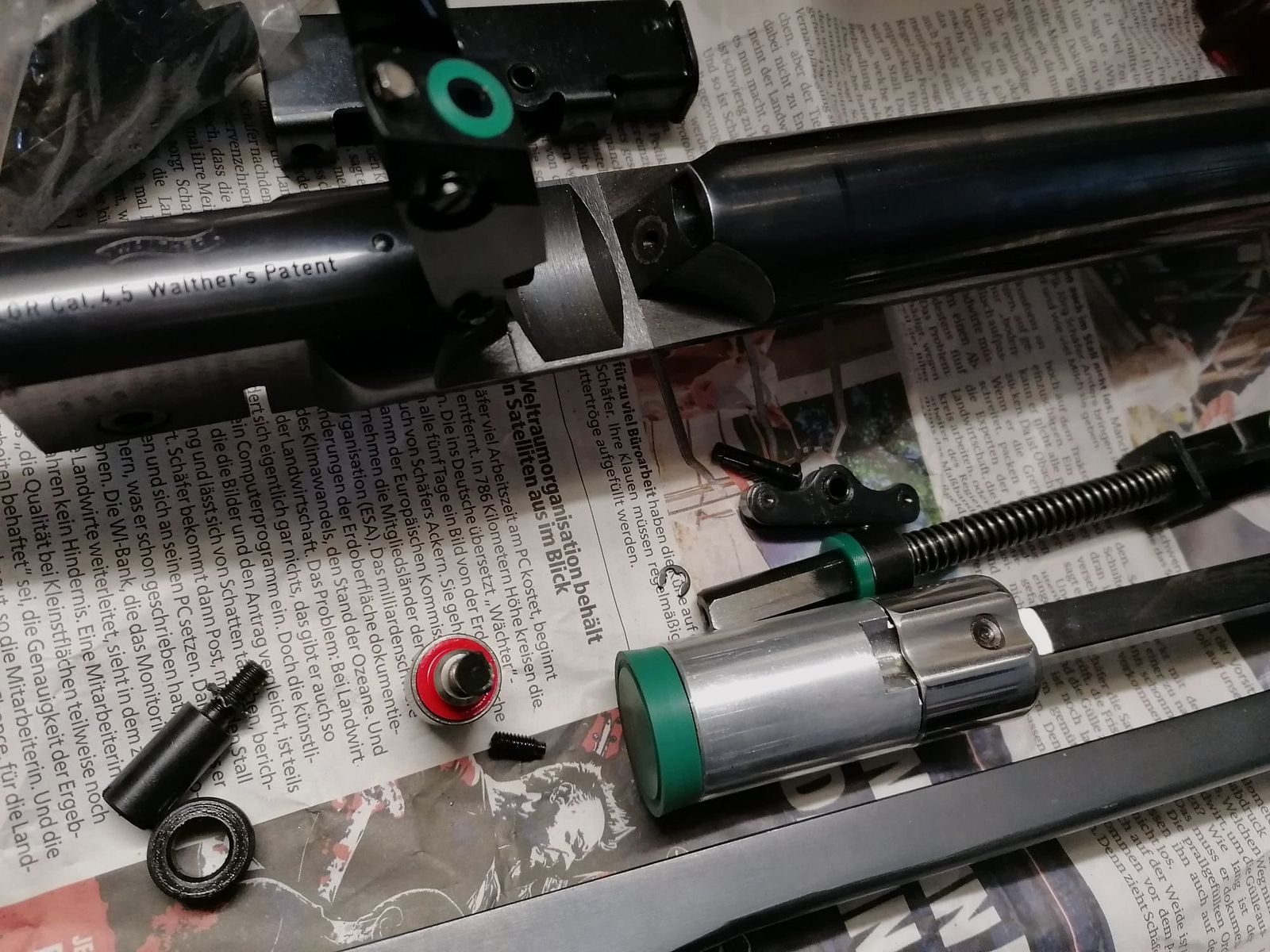 Air rifle Walther LGR sniper conversion completely revised