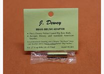 Adaptador de cepillo Dewey Dewey (SMBA) para varillas de limpieza .22-.26 Dewey para rifles a partir de .27/ para pistolas .38-.45