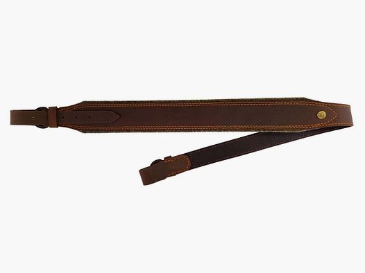 AKAH geweerriem pull-up leer met wolvilt 5 cm