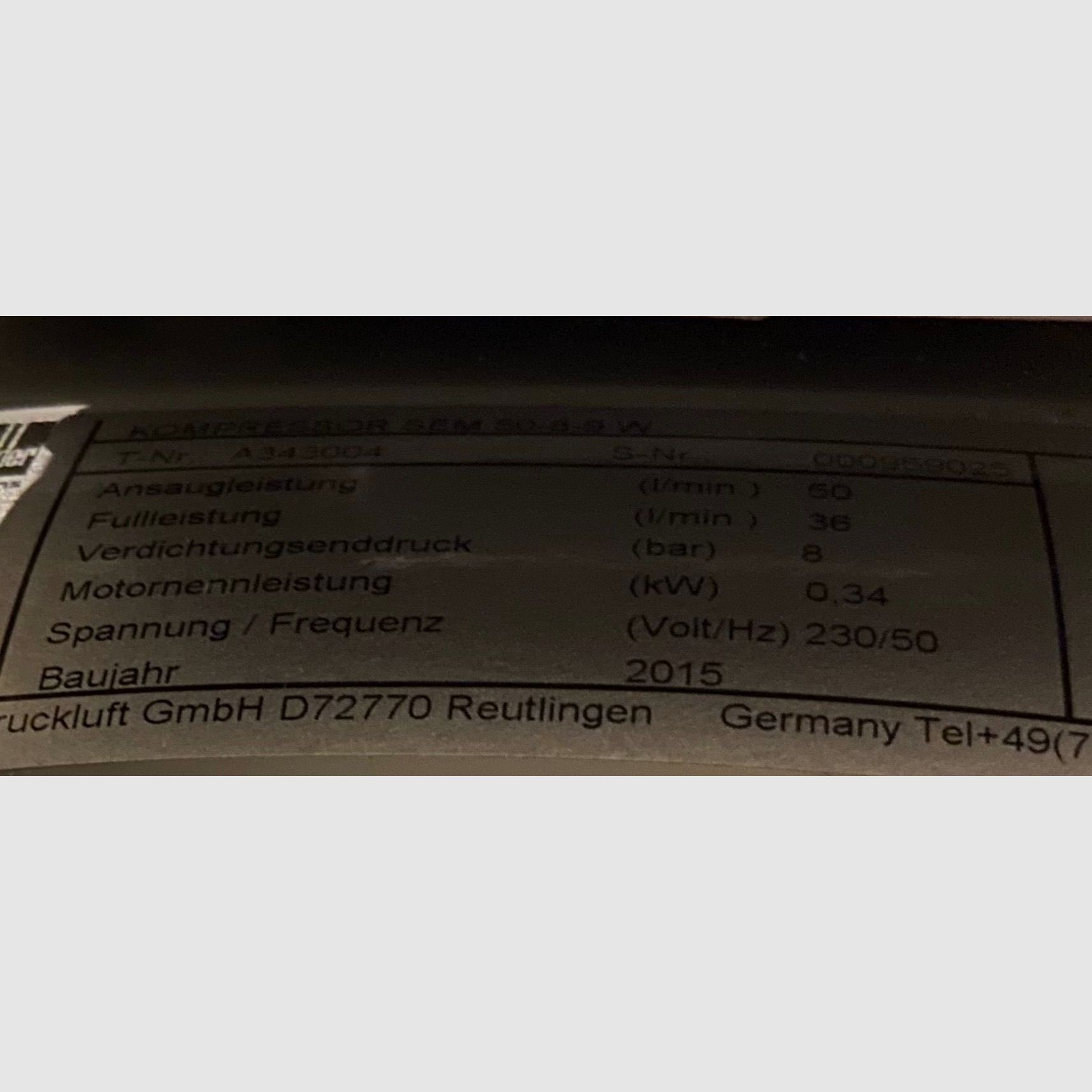 Schneider Kompressor Silent-Master SEM 50-8-9 W - Flüsterkompressor!