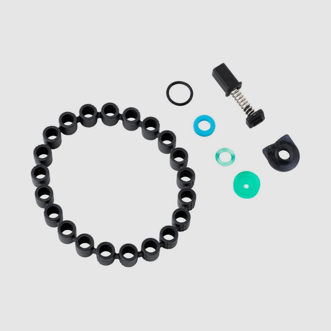 GLOCK Service-Kit für Magazin (inkl. Magazinkette, 2 Ventildichtungen, Anstechdichtung, Magazinauslöser-Federeinheit und 2 O-Ringen)