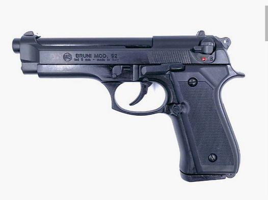 Vente Beretta92 copie avec chargeur supplémentaire pistolet à blanc 8mm k de Bruni Mod.92 - 18 coups
