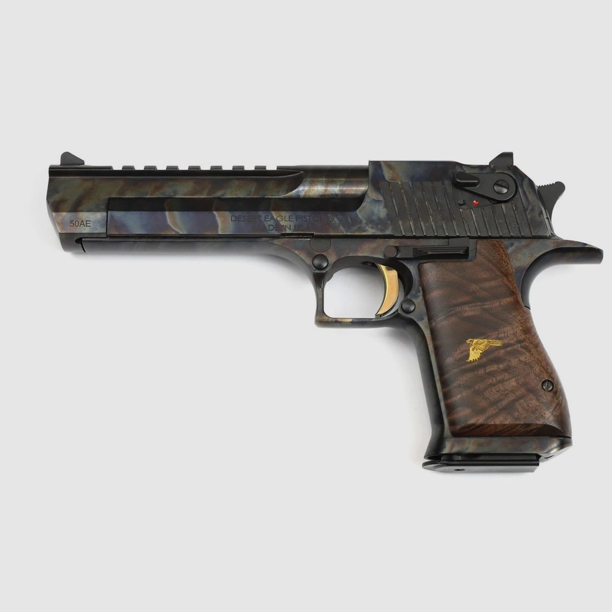 Desert Eagle XIX buntgehärtet Luxus-Holzgriff, Bild 9 von 9