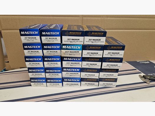 1000 bossoli in ottone Magtech .357 Mag