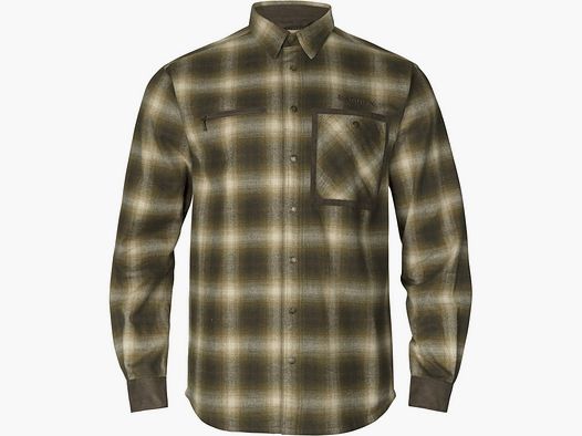 Härkila Folke Willow green flannel shirts for men