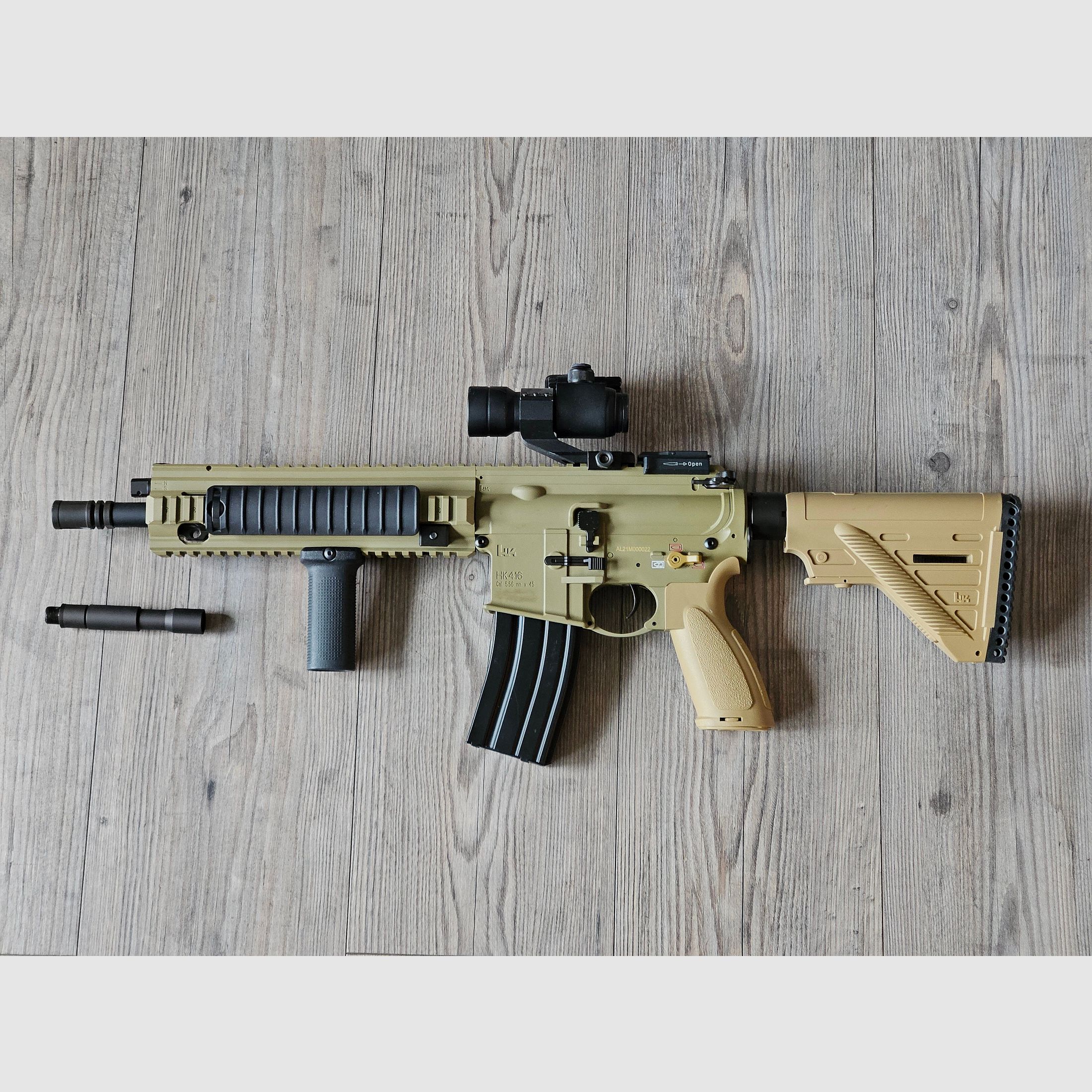 Cyma Heckler & Koch HK416 A5 SAEG Airsoft + Zubehör