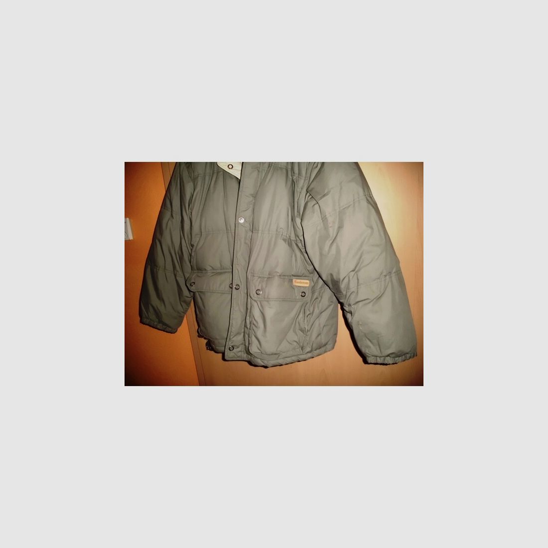 original Sanderson Daunenjacke Wendejacke Weste Kapuzenjacke Jagd, der nächste Winter kommt bestimmt