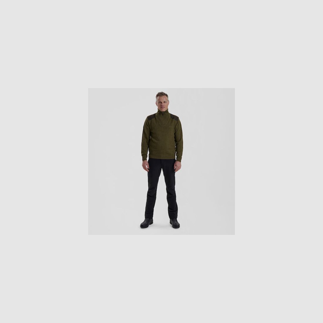 Deerhunter Sheffield jersey con cremallera en el cuello Cypress, imagen 5 de 5