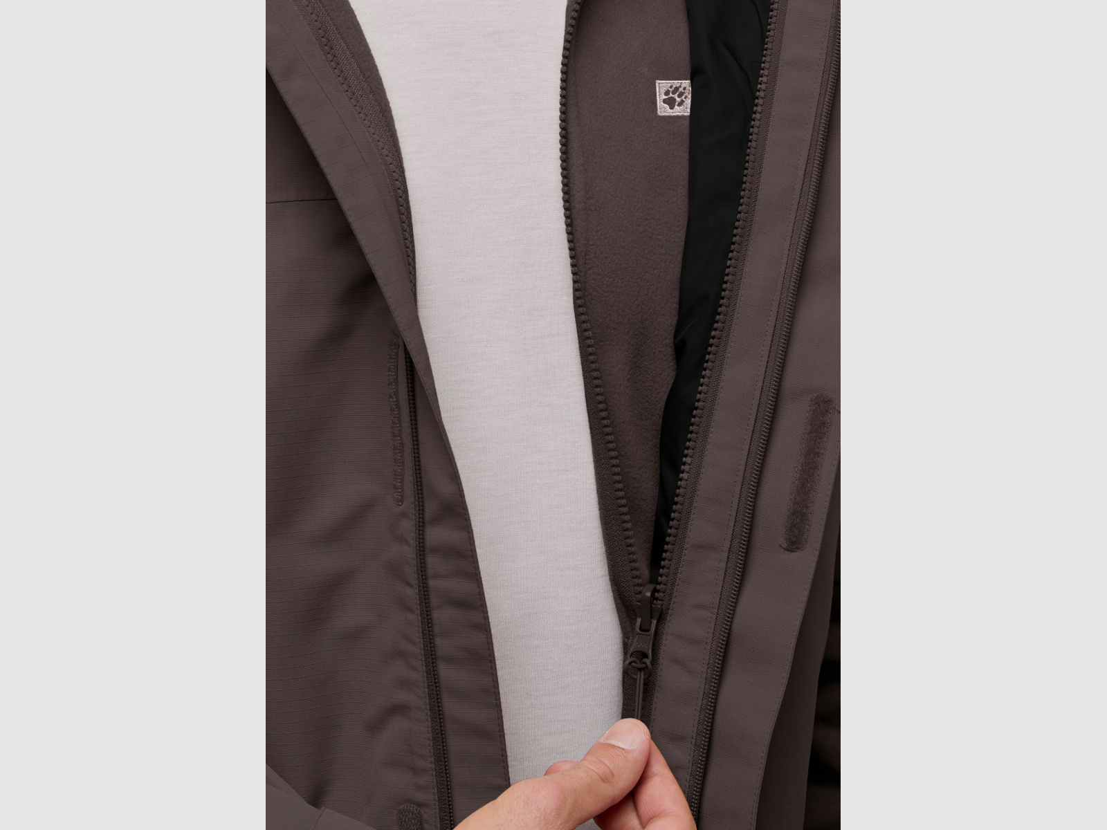 JACK WOLFSKIN Altenberg 3in1 Jkt M Peat