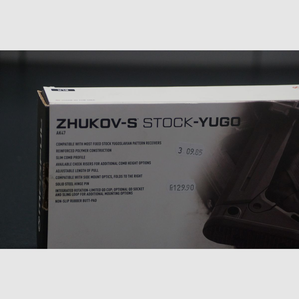 Magpul ZHUKOV-S Stock Schwarz, Bild 3 von 5