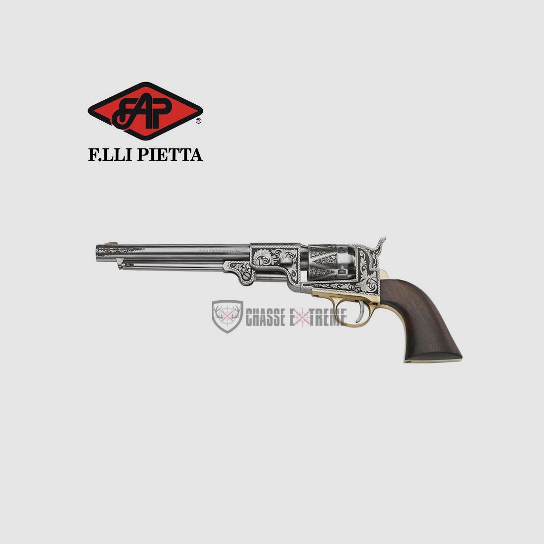 Replica PIETTA 1862 Dance Acciaio Lucido Cal. 44