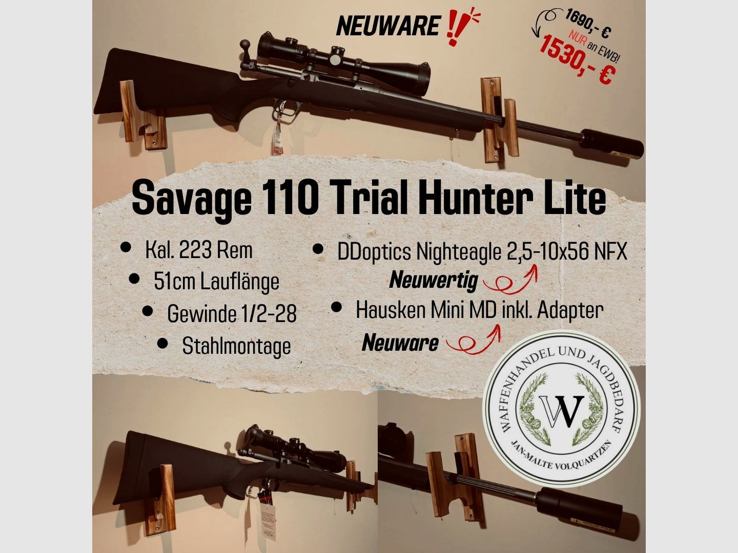 Savage 110 Trail Hunter Lite 223Rem.