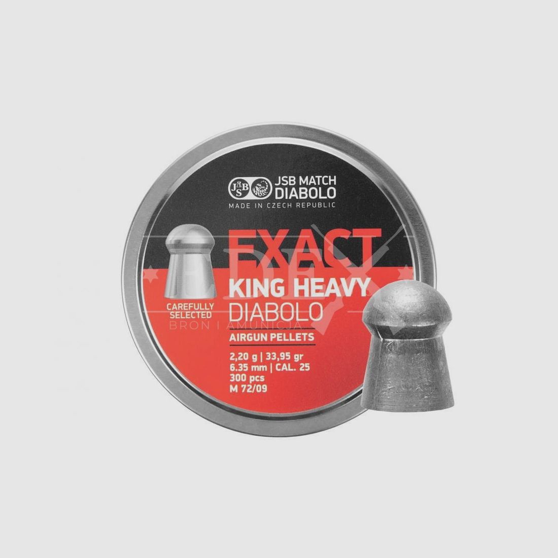 Śrut JSB EXACT King Heavy 6,35 300