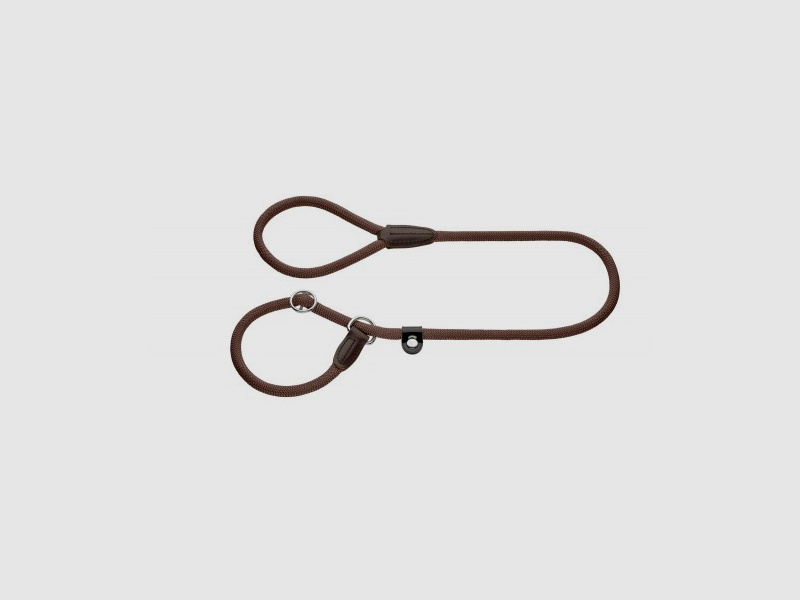 Hunter Retriever-leiband Freestyle Bruin/Tau – Breedte / Lengte: Breedte: 10mm / Lengte: 170cm