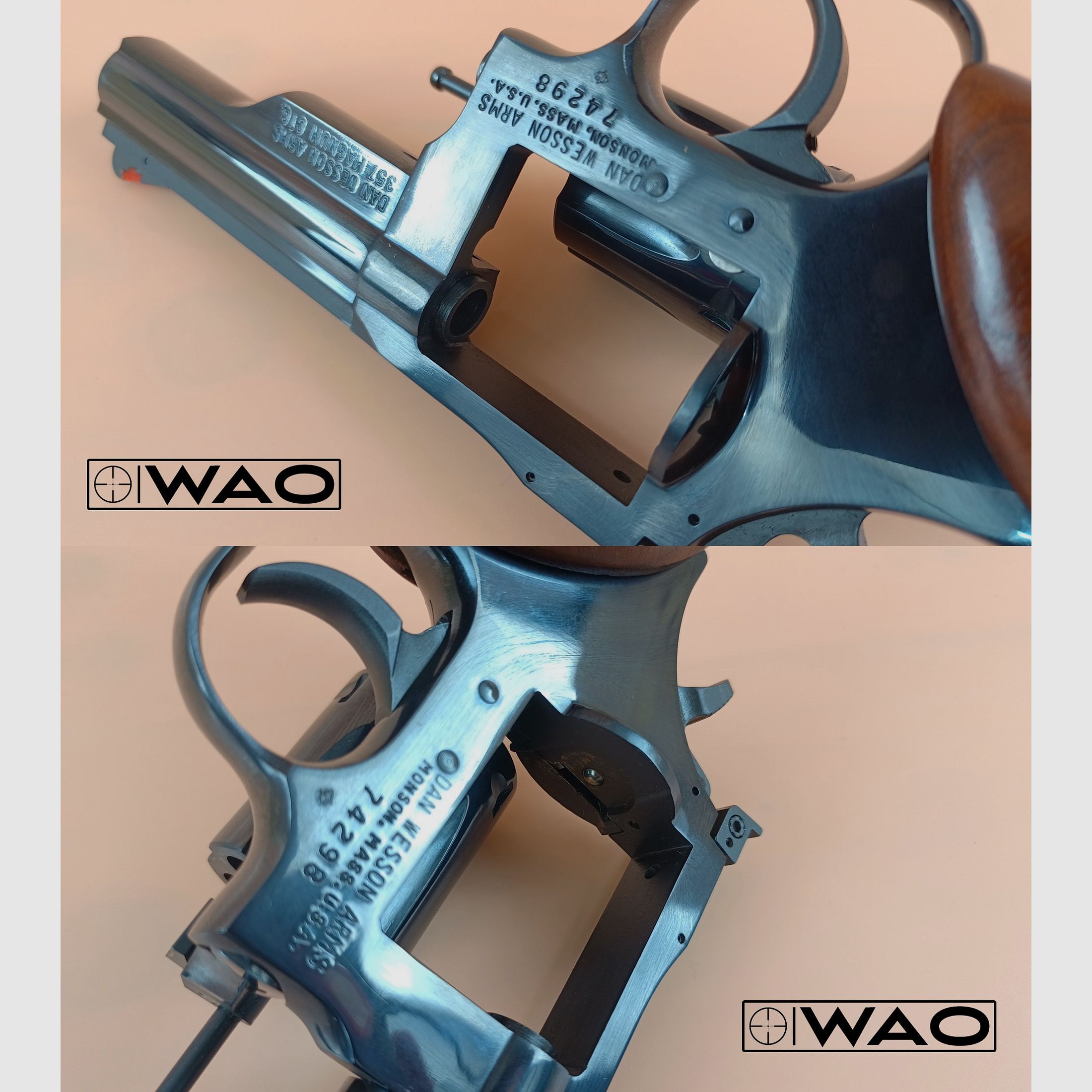 Revolver Dan Wesson 15-2, Kal. 357Mag, 4″ *im Bestzustand*