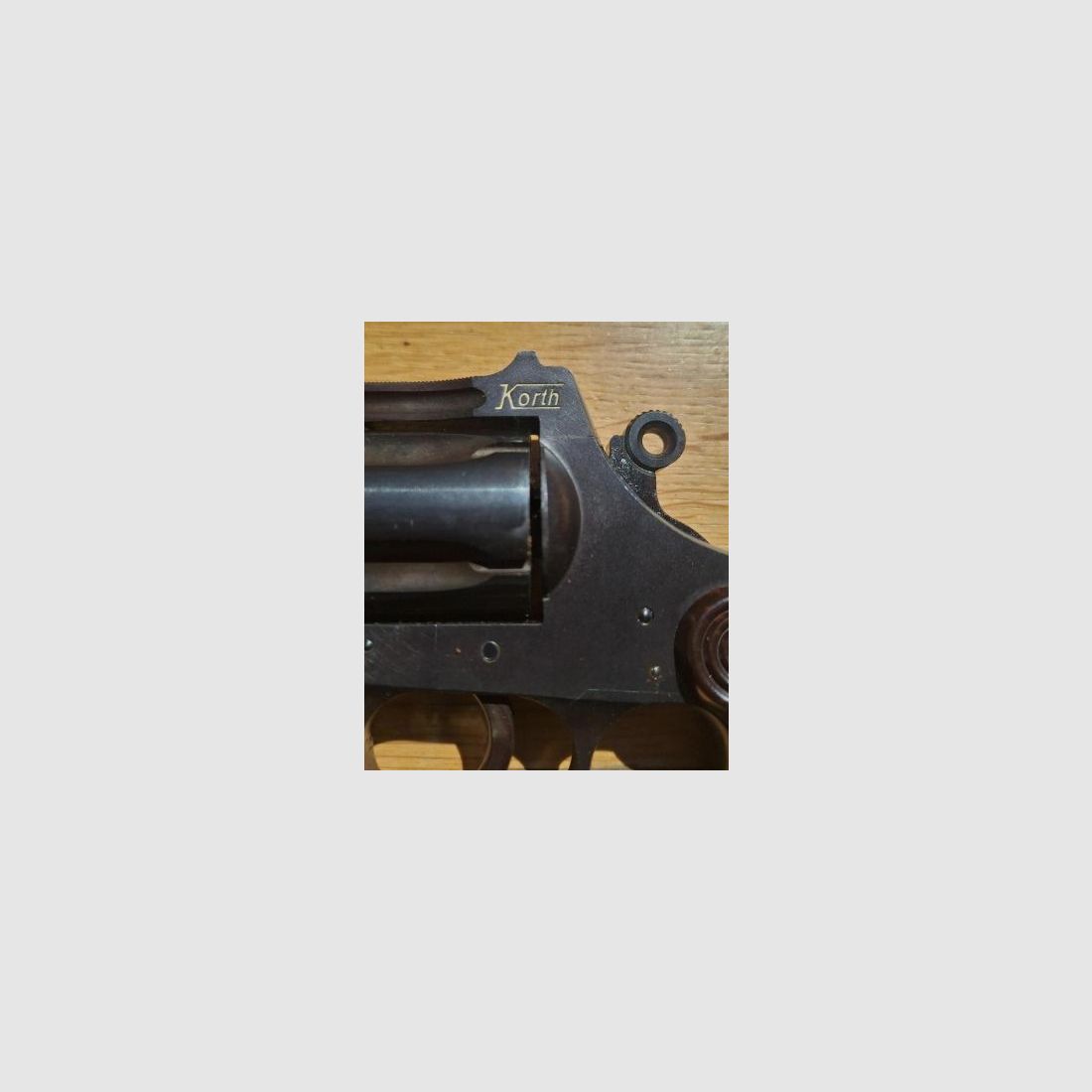 Revolver à blanc / revolver à gaz Willi Korth, .380 R, pièce de collection très rare