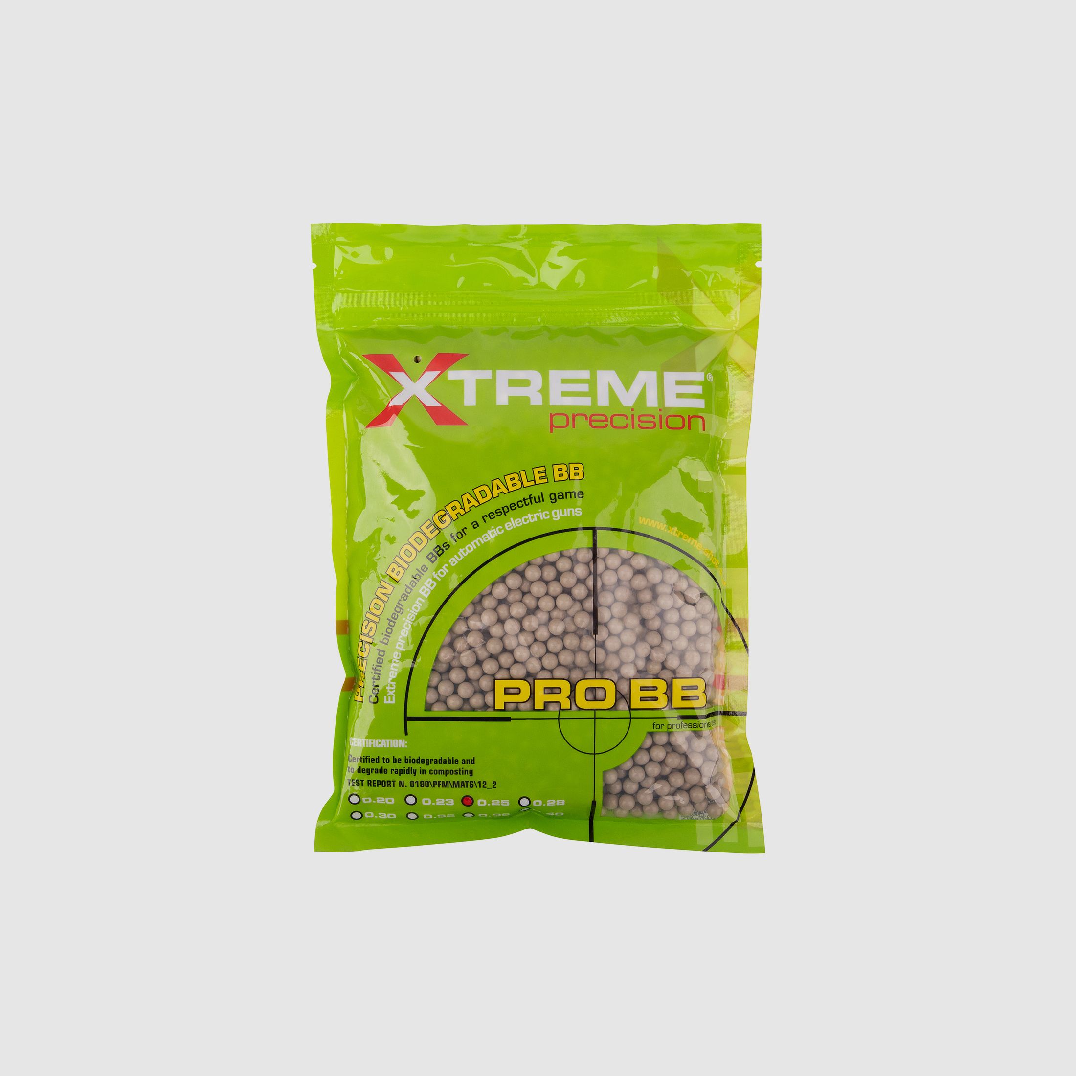 Evolution Xtreme Precision 6mm BIO BBs Dark Earth 0,25 g 2.800 pezzi