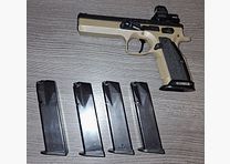 CZ Shadow TS2, 40SW, IPSC, tuning, deportivo, handgun, like new