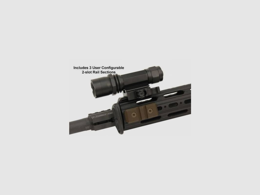 Guardamano HANDGUARD 13"SS FREE FLOAT RAIL voor LR-308, afbeelding 5 van 6