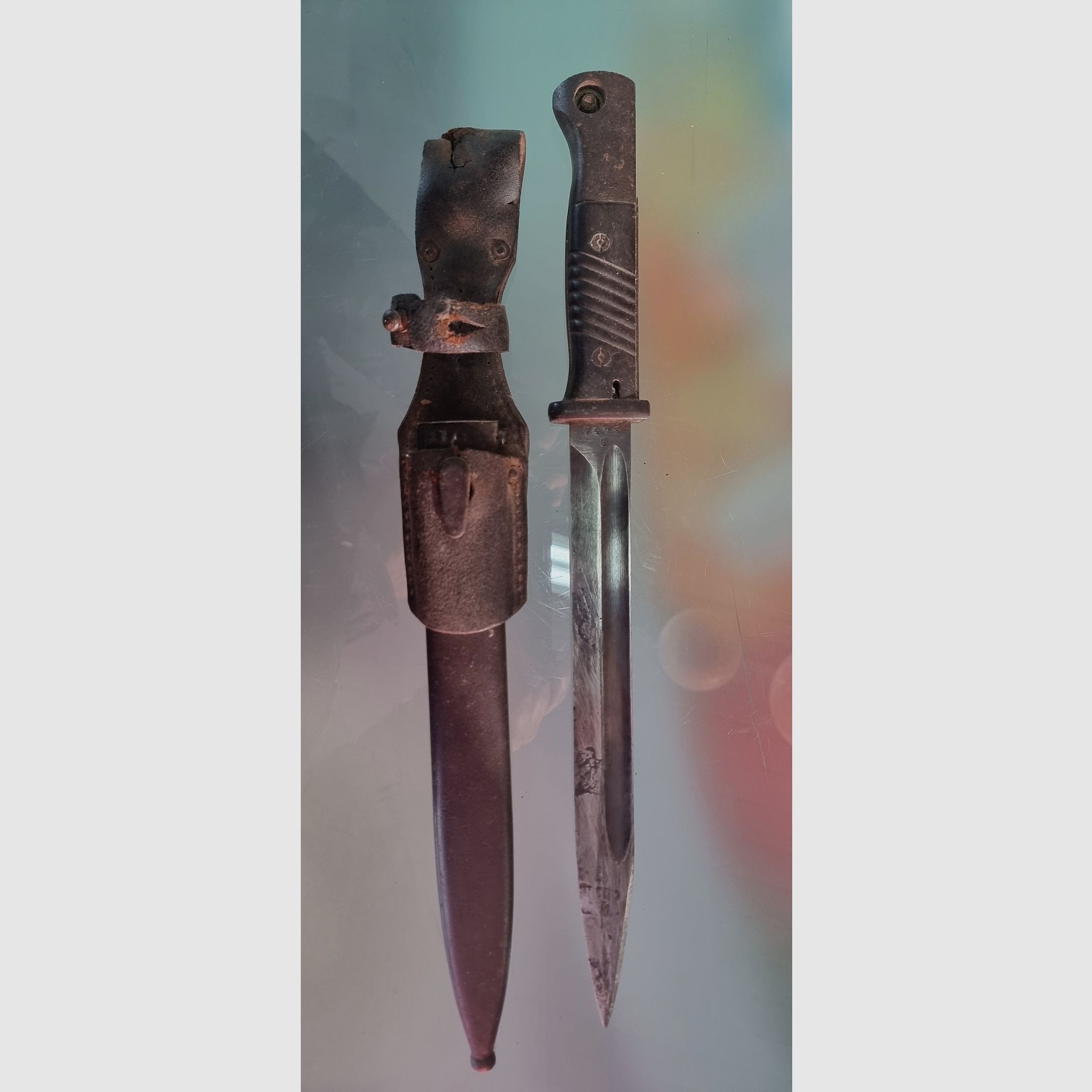 Baïonnette de fusil de la Wehrmacht pour le 98 K, 2ème Guerre mondiale