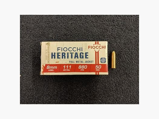 Fiocchi 8 mm Lebel FMJ 111 grs (x50)