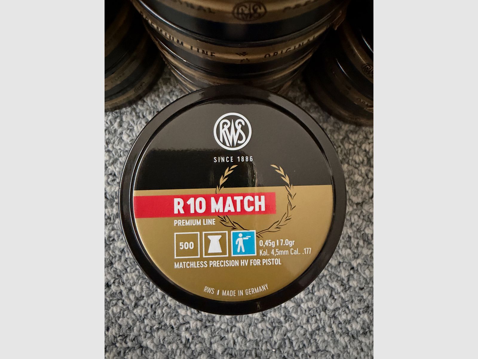 RWS R10 Match Kal. 4,5mm 9000 Schuss 