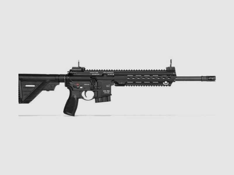 Heckler & Koch HK SLB MR223, wersja A3, Slim-Line HKey, 14,5", czarny .223Rem