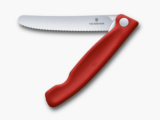 Victorinox Swiss Classic inklapbaar groentemes rood