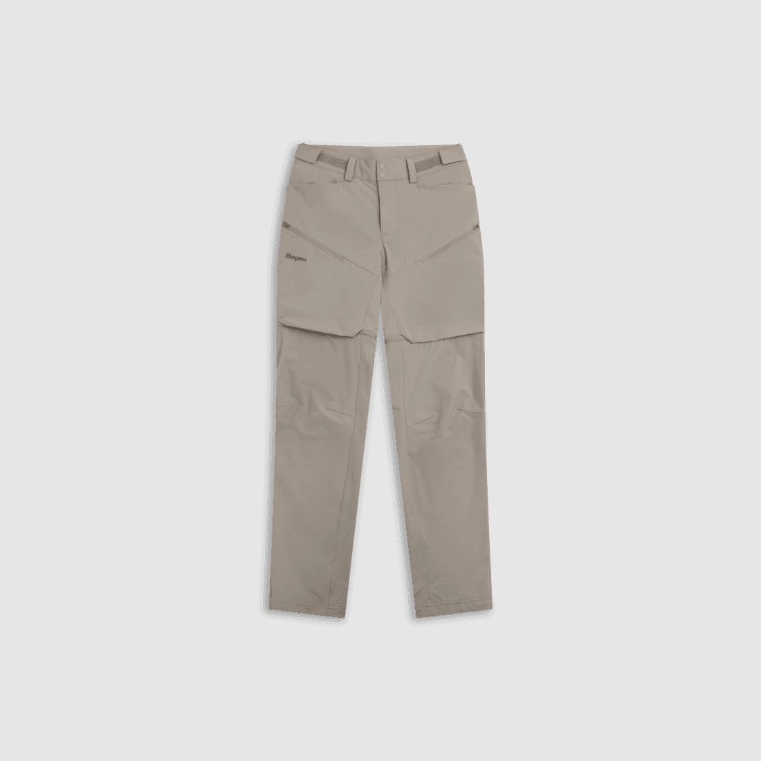 Bergans Convertible Zip-Off Softshell Pants Women Rock Taupe 42