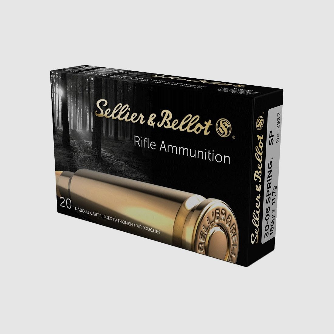 Patronen S&B - Kal. 30-06 Sprg. SP, Bild 1 von 3