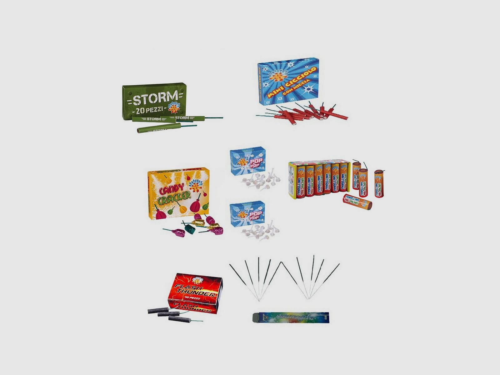 Vuurwerkset - De Grote Mix van V°D Vuurwerk voor een Explosief Nieuwjaar!, afbeelding 1 van 8